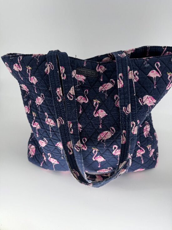 Vera Bradley Handbags - Vera Bradley Flamingo Fiesta Vera Purse Bag Shoulder Bag